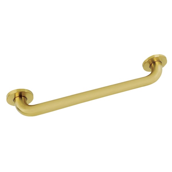 Contemporary GDR814167 Silver Sage 16" X 1-1/4" OD ADA Grab Bar, Brushed Brass, 18.81 L, Brass